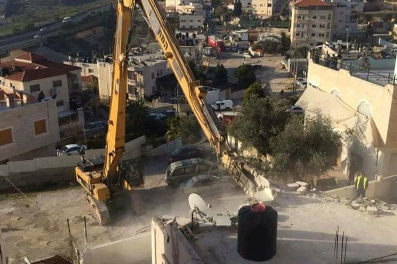 صهیونیست های اشغالگر 20 ساختمان فلسطینیان را در قدس تخریب کردند
